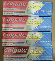 Lot of 4 Colgate Total SF Whole Mouth Health Whitening Gel 3.3 Ounce Exp... - $13.99