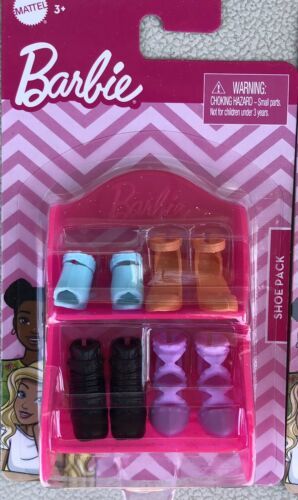 4 PK Mattel Barbie Fashion Accessories Shoes HEELS Handbags Sunglasses for sale online 