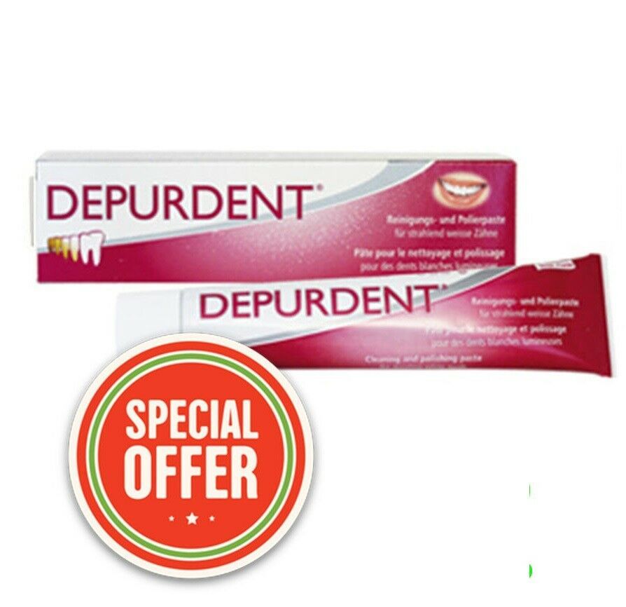 NEW DEPURDENT EMOFORM SWISS Prof. Toothpaste Polishing,Whitening