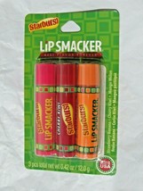 Lip Smacker Starburst Lip Balm 3 Pack Banana Cherry Kiwi Mango Melon net... - $14.99
