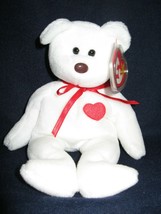 '94 Ty Orig Beanie Baby Valentino The Bear 4TH Gen Ht 5TH Gen Tt Mwmt Errors Pvc - $8.88
