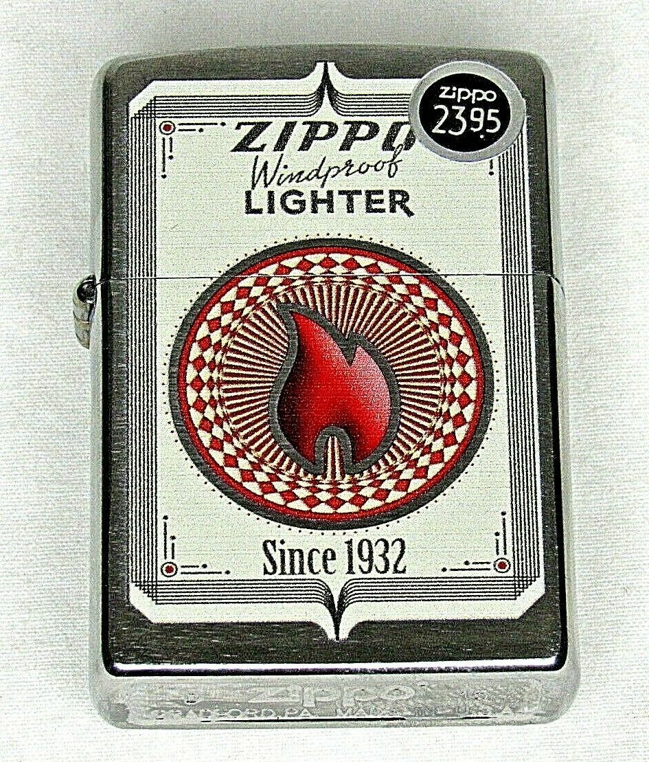 Zippo Trading Cards Windproof Lighter Brushed Chrome 28831 NIB Other