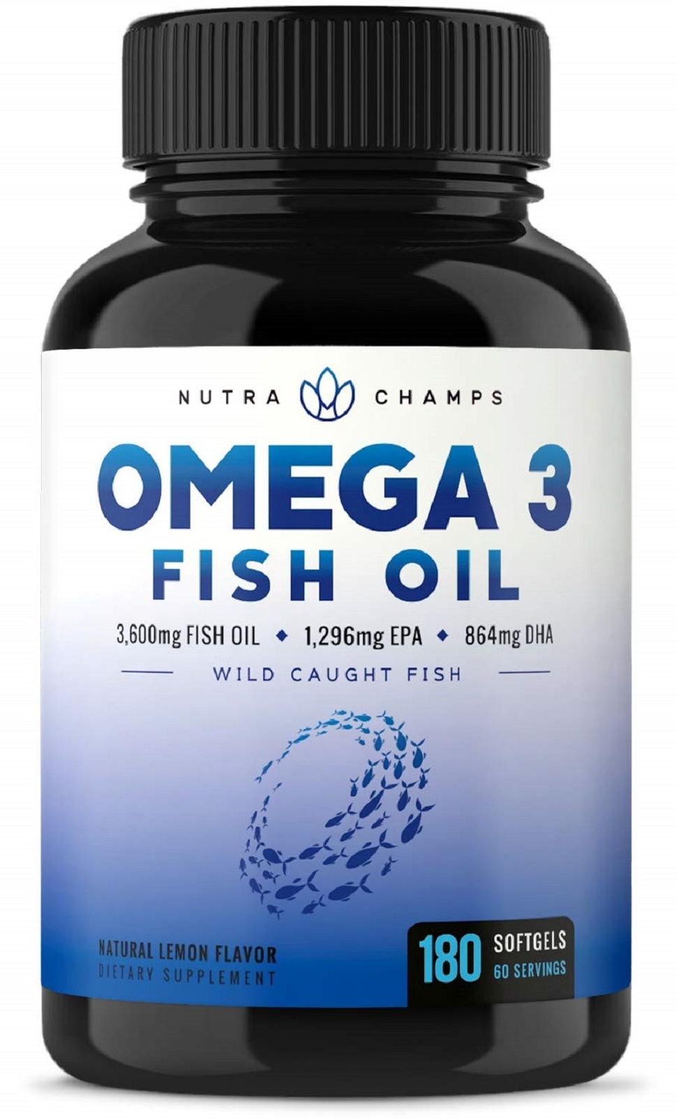 Omega 3 Fish Oil 3600mg Joint Support, Immune, Heart Health, Brain