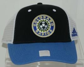 Adidas MLS Colorado Rapids Soccer Blue Black White Summer Mesh Hat image 1