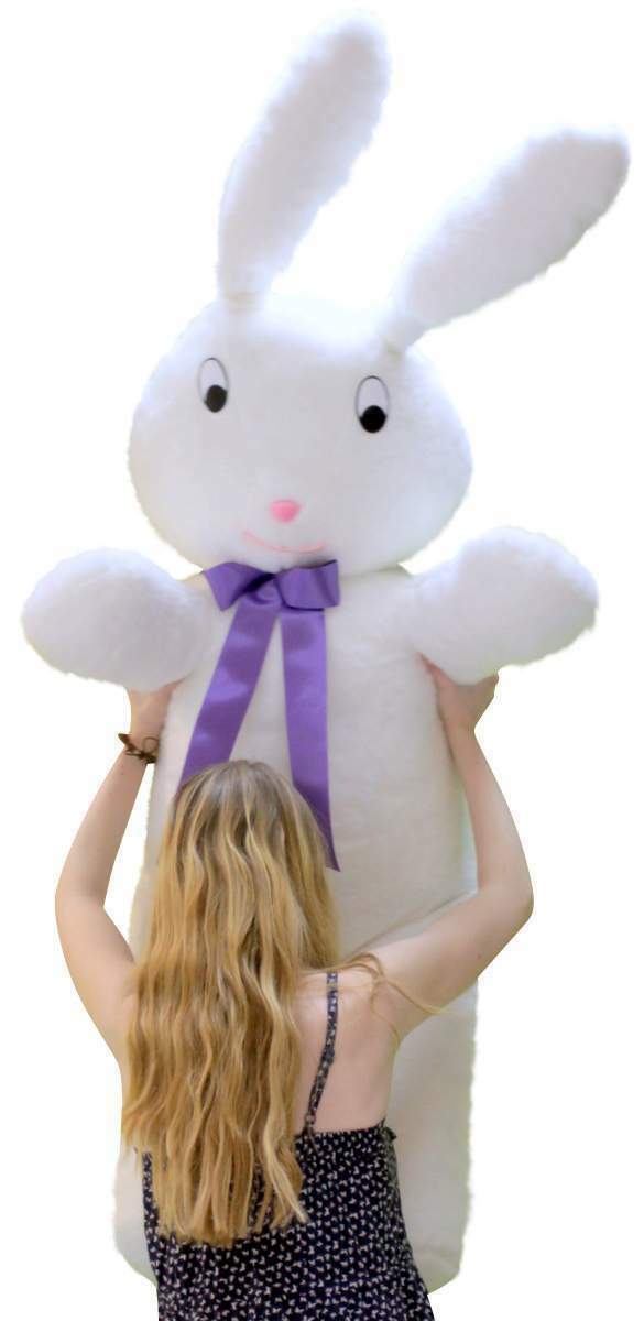 big plush 7 foot giant stuffed bunny 84 inch soft