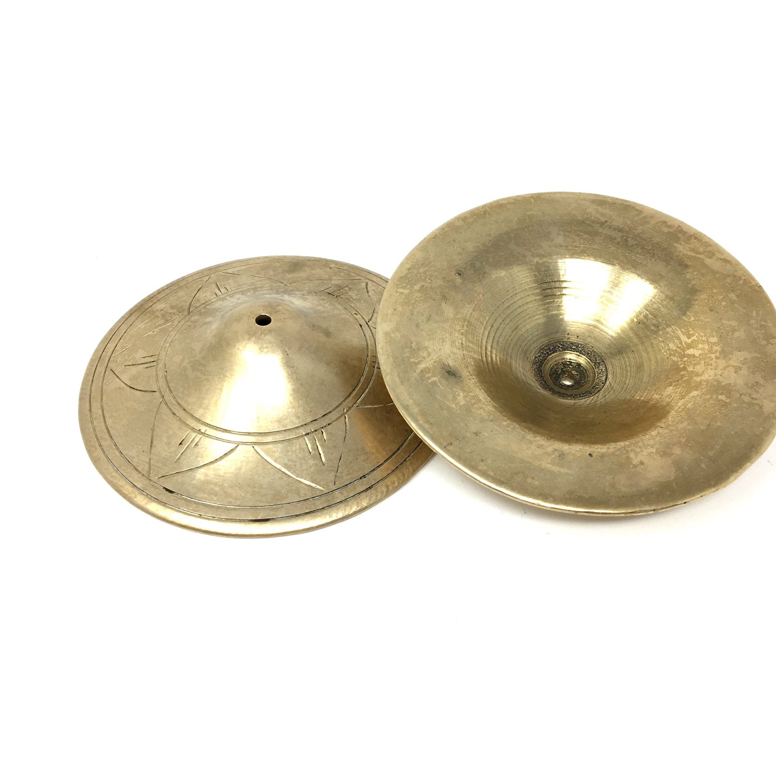 Brass Kartals Khartals Manjeera Decorative Hand Cymbals Chimes Bells ...