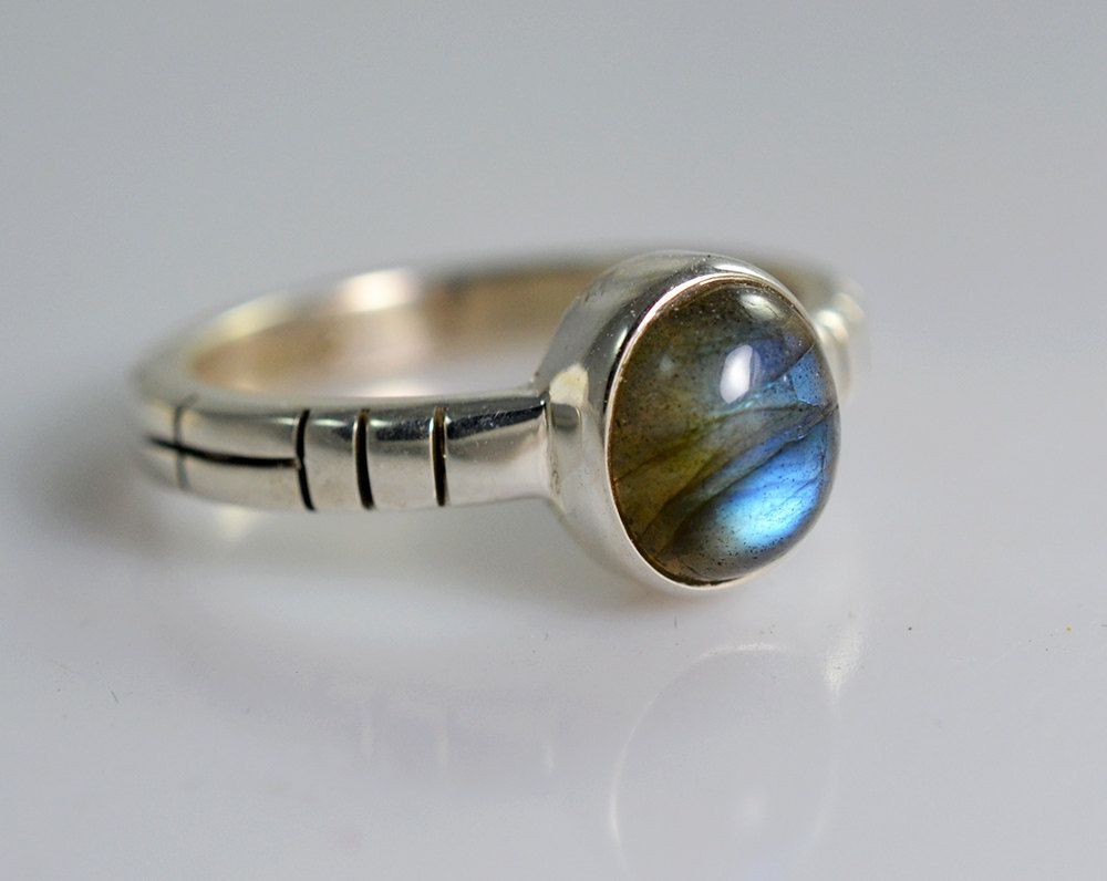 Labradorite Ring, Labradorite 925 Sterling Silver Handmade Ring, Silver Ring