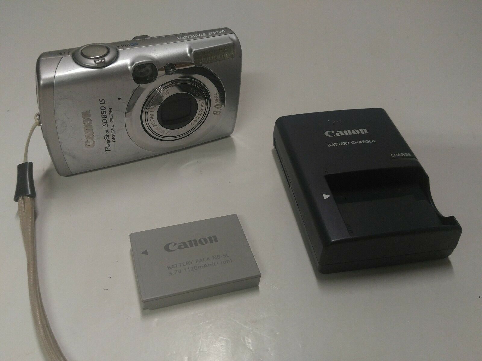 Canon PowerShot ELPH SD850 IS Digital Camera IXUS 950 w/ Battery Tested ...