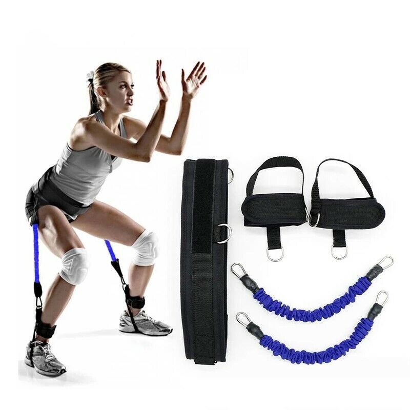 Jump Trainer Elastic Bands Resistance Bands Set for Leg Hip Workout At