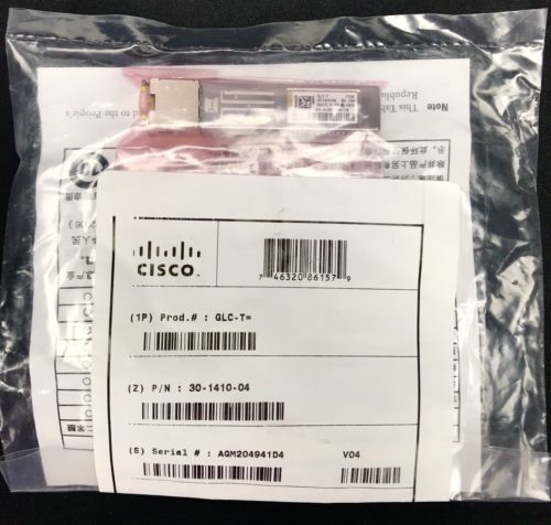 GENUINE GLC-T CISCO 1000 BASE-T SFP 30-1410-04