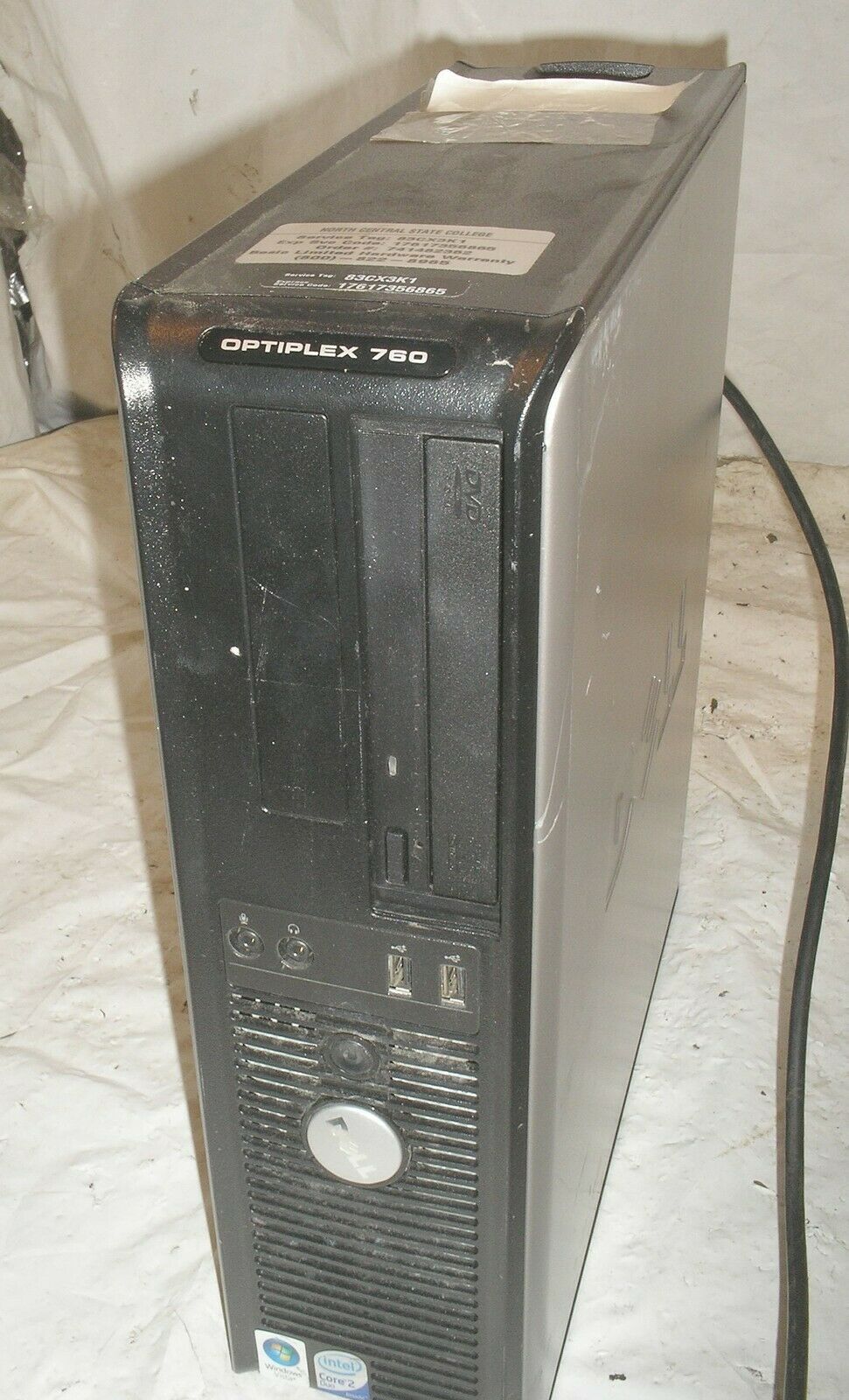 Dell OptiPlex 760 Desktop Computer Model: DCNE Windows Vista Business ...