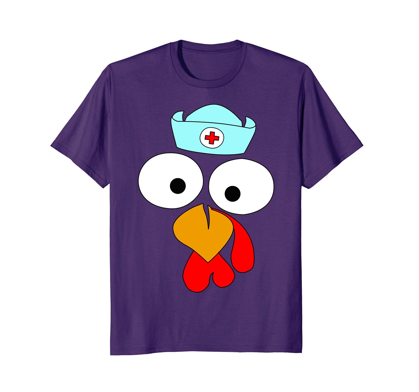 Funny Shirts - Turkey Face Nurse T-shirt Funny ...