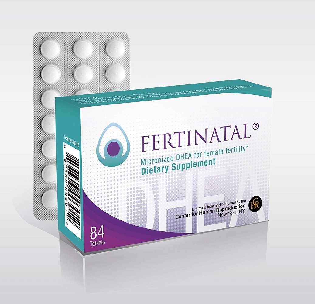 Fertinatal Micronized DHEA for Female Fertility – Natural 25mg DHEA Fertility