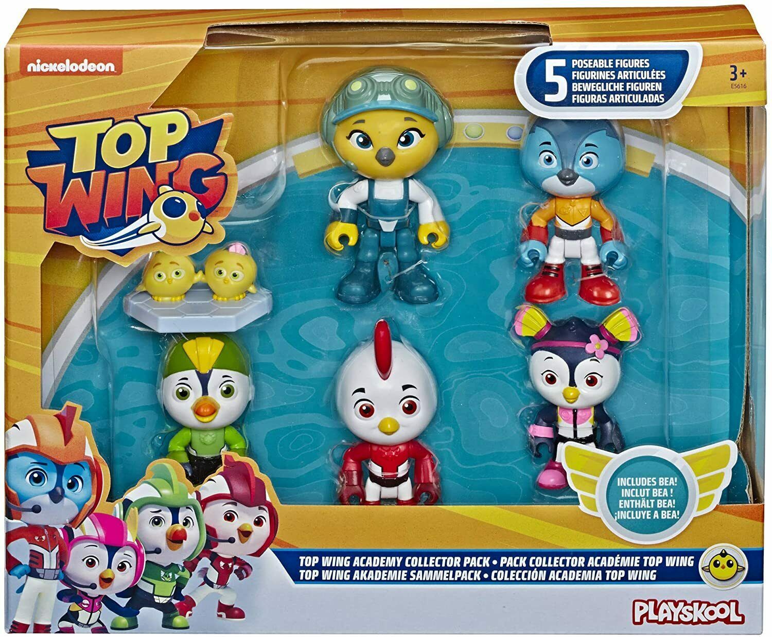 Hasbro Top Wing Academy Collector Pack Includes 5 Poseable 3" Figures