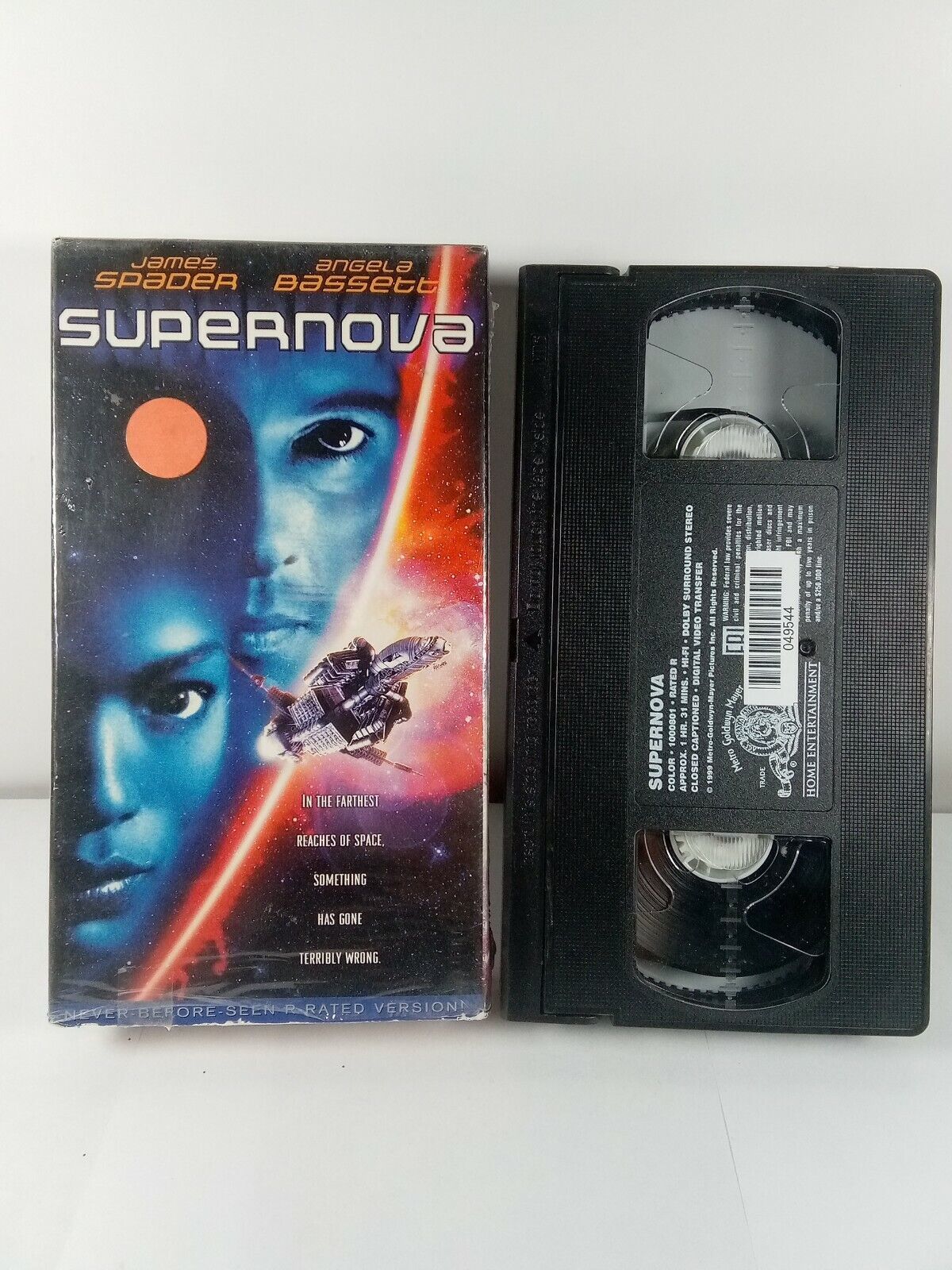 Supernova VHS Tape Movie Horror Sci-Fi James Spader Angela Bassett ...