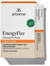 Arbonne NEW! (2 packs) EnergyFizz Ginseng Fizz Sticks - Citrus Flavor #2077 - $300.00