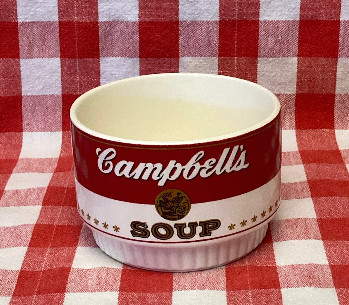 Vintage Campbell's Soup ceramic bowl 1960s stackable Soup