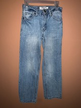 Cherokee Kid's Straight Fit Coupe Droite Denim Jeans Mid Rise Blue Size 8 Boys - $26.99