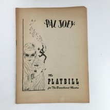 1952 Playbill The Broadhurst Theatre Present Pal Joey A Musical Play - $14.20