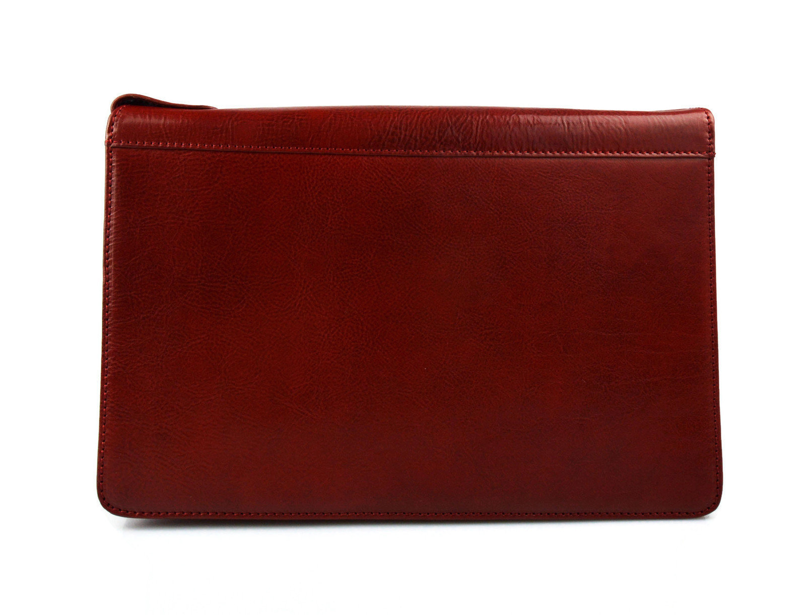 Leather folder A4 document file folder A4 red leather zipped document ...