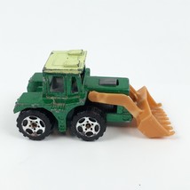 Matchbox Tractor Shovel Mattel 1976 Diecast Toy Collectible Vehicle Green - $3.14