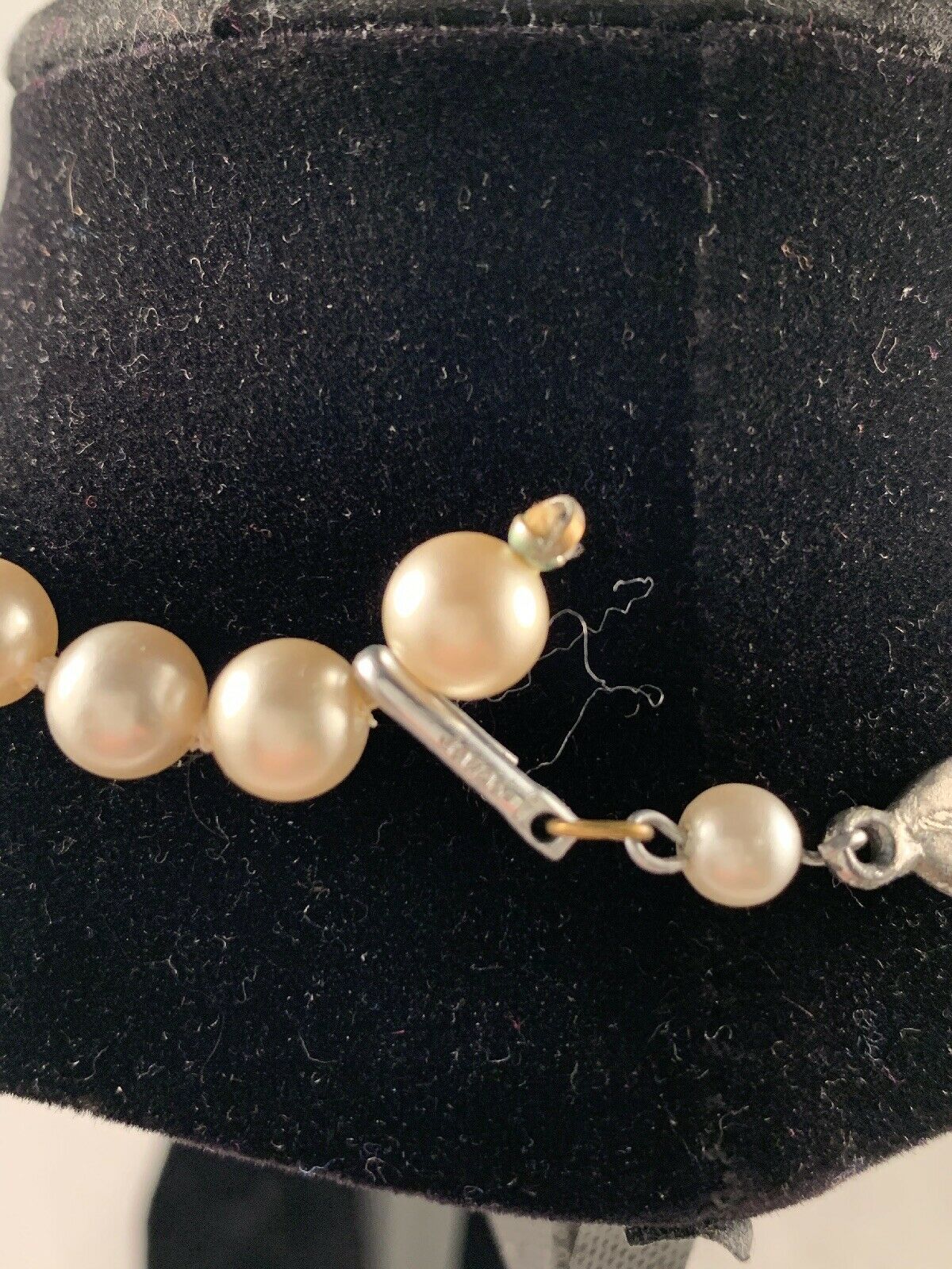 14” Faux Pearl Necklace Signed Japan Necklaces & Pendants