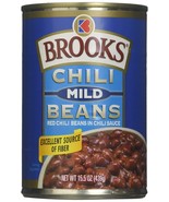 Brooks Mild Chili Beans 15.5 oz Can - $18.99