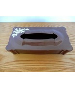 Vtg Schwarz Bros tissue box holder dispenser mid century plastic w/ flow... - $20.00