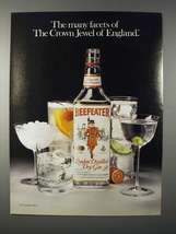 1981 Beefeater Gin Ad - The Many Facets of Crown Jewel - $14.99