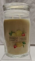 NEW Yankee Candle Iced Berry Lemonade Signature Large Jar Scented 2 Wick... - $15.74