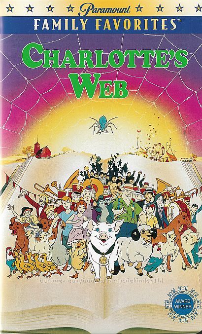 VHS - Charlotte's Web (1973) *Family Favorites / Animation / E.B. White ...