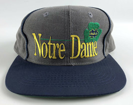 Notre Dame Fighting Irish Vintage Snapback Baseball Hat - The Game - Gra... - $19.79