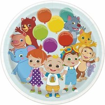 Cocomelon 8 Ct 9" Dinner Lunch Plates Paper - $3.95