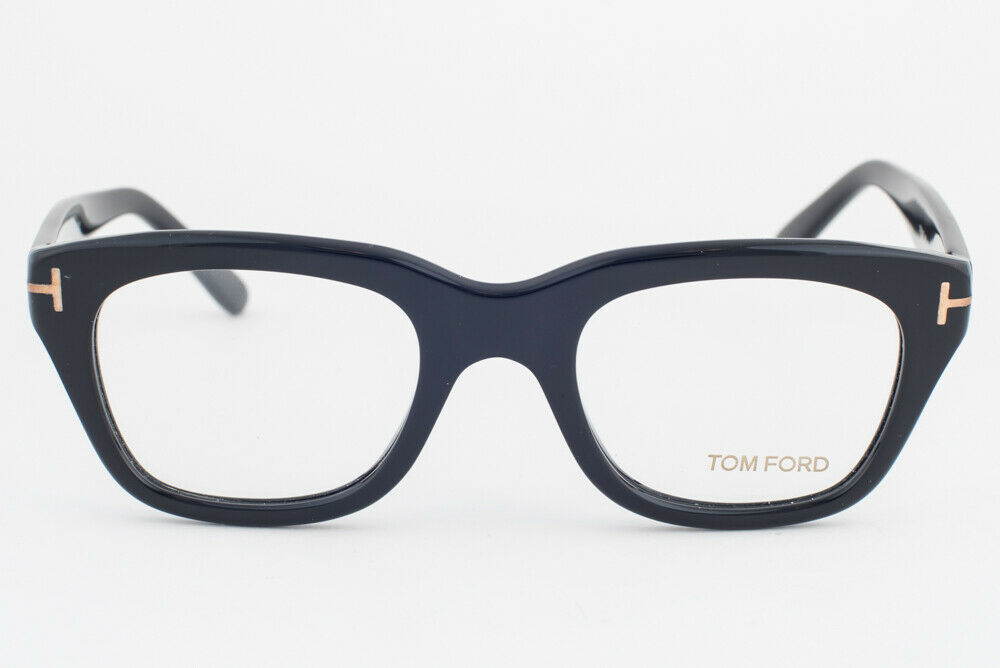 Tom Ford 5178 001 Shiny Black Eyeglasses TF5178 001 50mm - Eyeglass Frames
