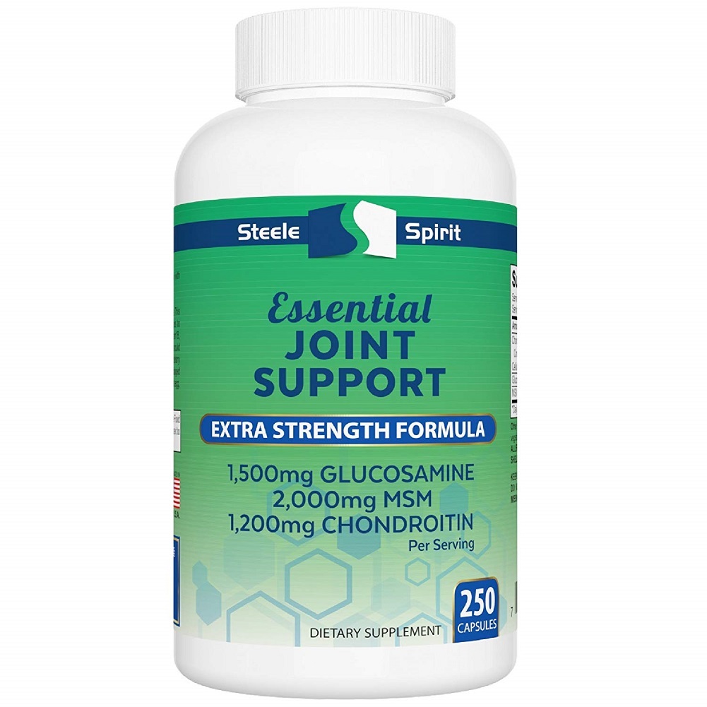 2000mg MSM 1500mg Glucosomine 1200mg Chondroitin Joint Pain Support