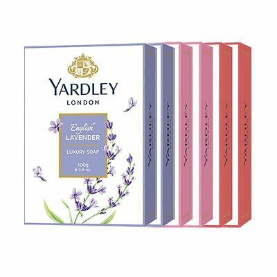 Yardley London Soap (English Lavender, English Rose, Royal Red Roses) - 6x100g