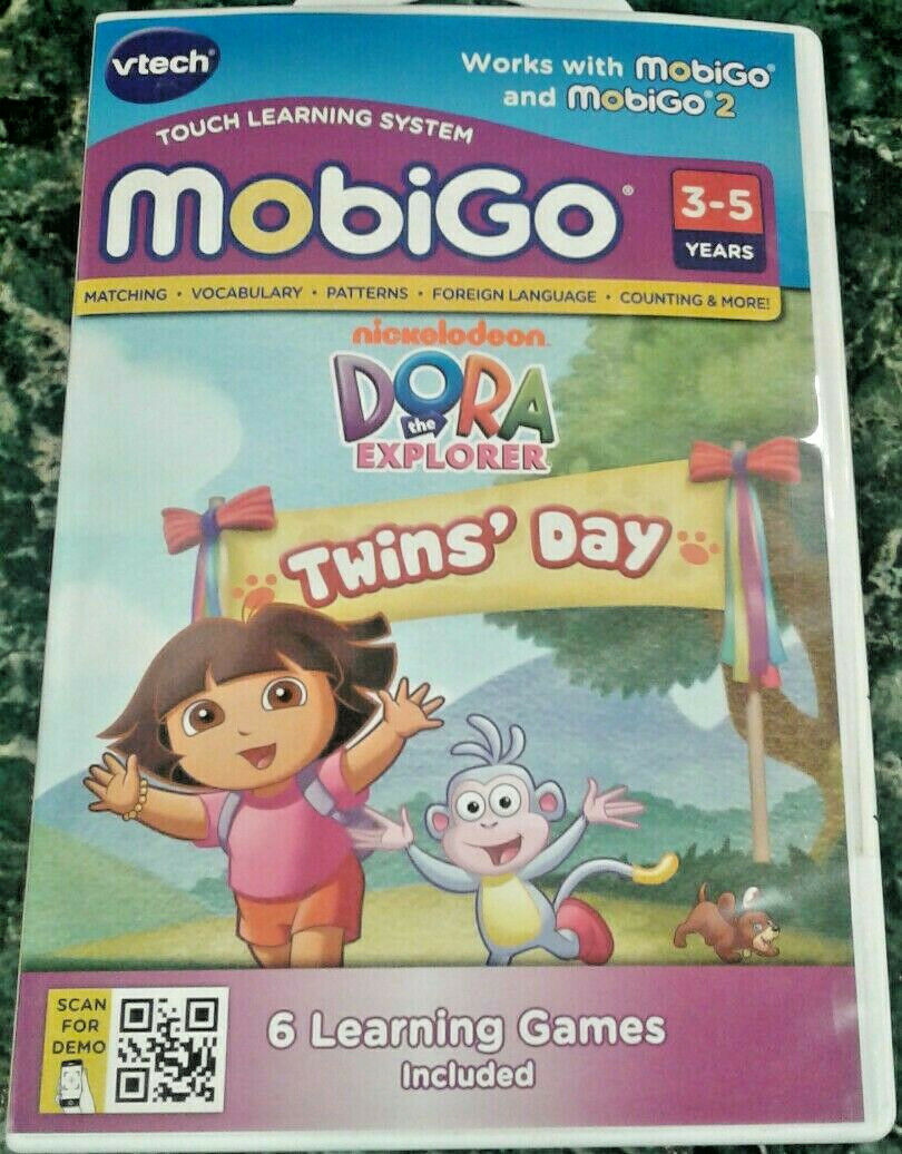 New and sealed Vtech Mobigo Dora the Explorer Twins Day Touch Learning System 