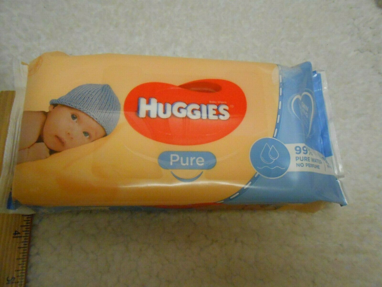 Huggies PURE Baby wipes 56 99 pure Water No Perfume Natural Fibers