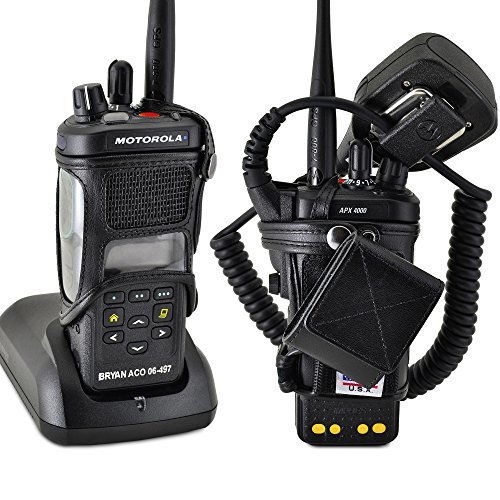 Turtleback Carry Holder for Motorola APX 4000 Fire and Police Two Way Radio Belt