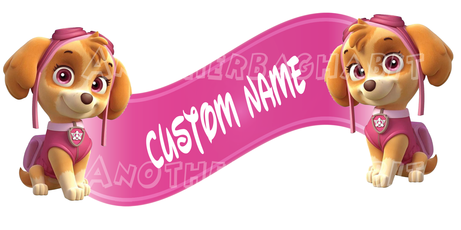 Paw Patrol Decal Room Decor - Custom Name - Decals, Stickers & Vinyl Art