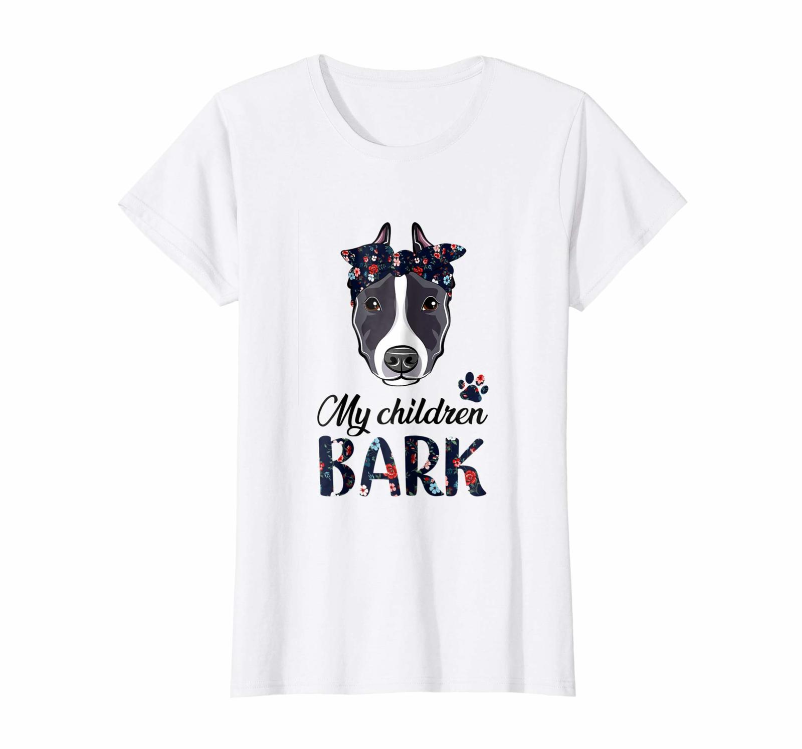 Dog Fashion - My Children BARK Dog Mom Staffordshire Bull Bandana Shirt Wowen