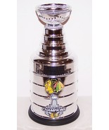2015 CHICAGO BLACKHAWKS BRADFORD EXCHANGE STANLEY CUP CHAMPIONS 12&quot; SCUL... - $108.89