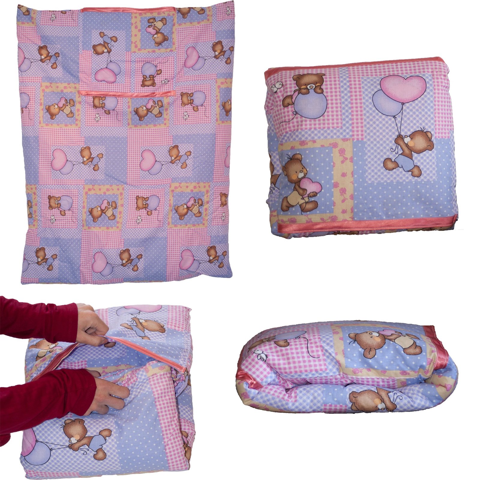 2 in 1 Pillow Blanket Girls & Baby Boy Travel Pillow ...