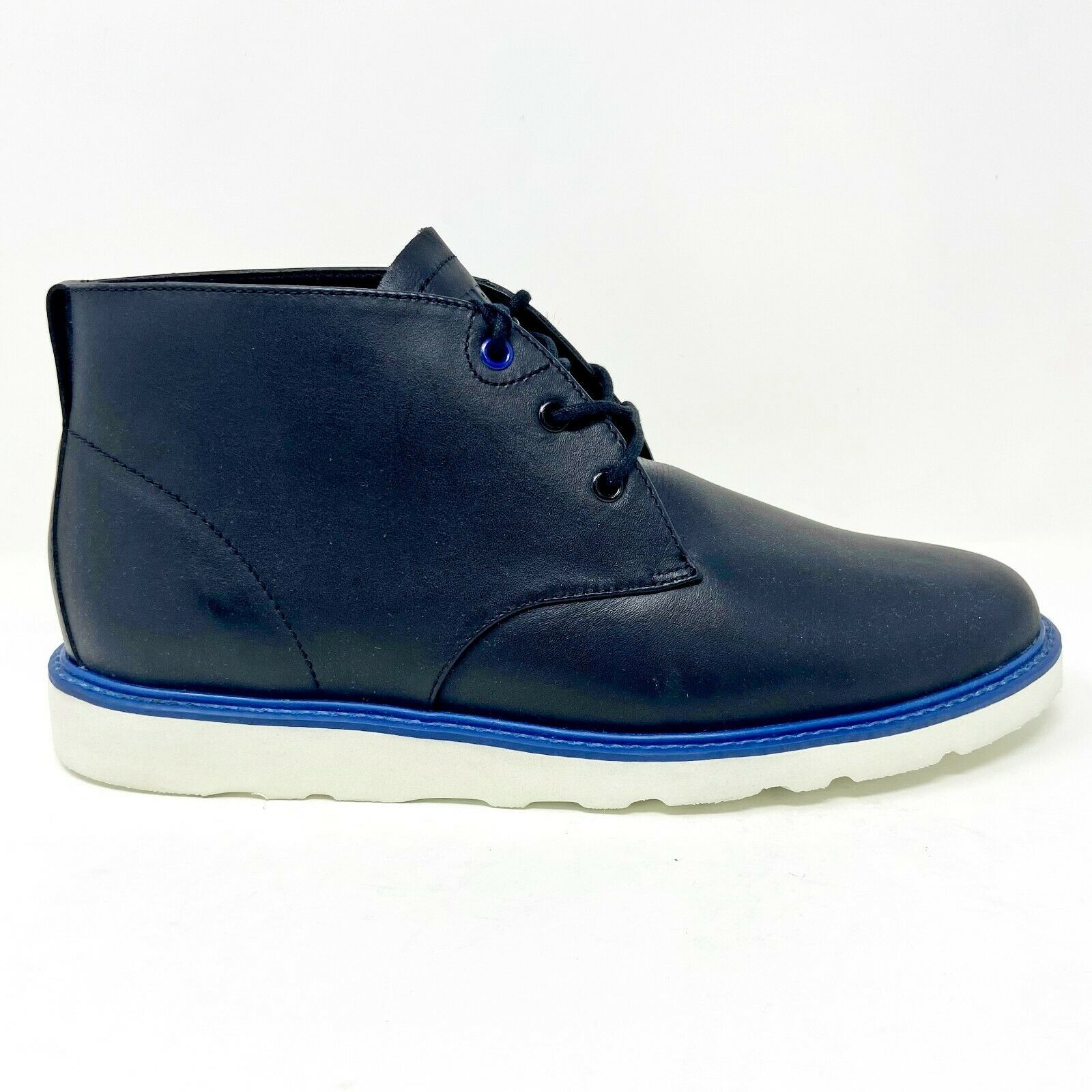 Clae Strayhorn Vibram Black Blue Mens Casual Sneakers
