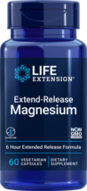 Life Extension Extend-Release Magnesium Heart Bone Support Supplement 60 Caps - $13.81