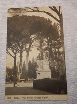 Cool vintage early 1900&#39;s Rome Italy Villa Medici Postcard - $10.00