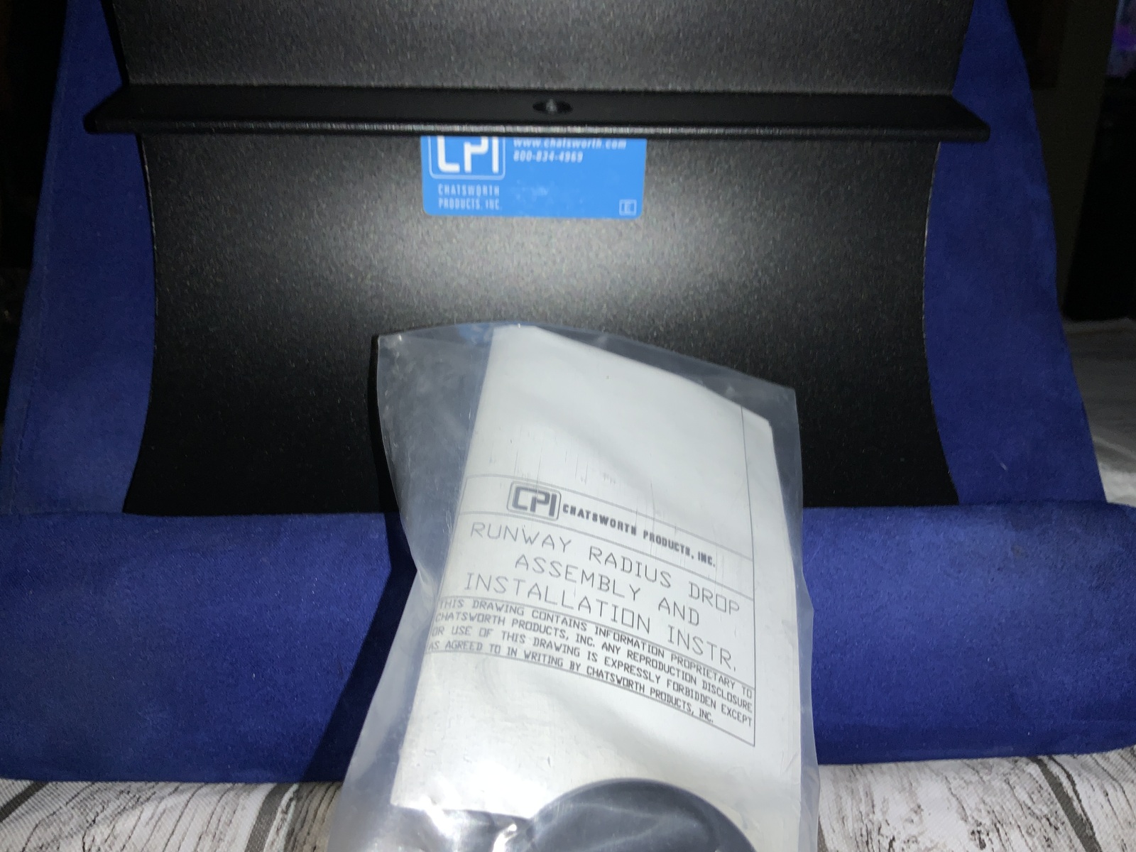 Chatsworth Products Runway Radius Drop Assembly and Installation