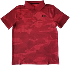 Under Armour Boys' Performance 2.0 Novelty Golf Polo (Cordova/Black - 615, Youth - $34.71