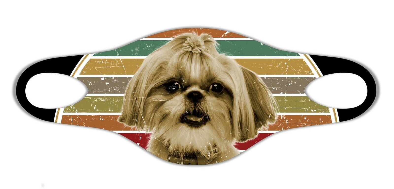 Shih Tzu dog lovers Soft face protective mask easily washed respire airy gift