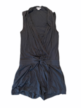 Helmut Lang Women Gray Sleeveless Summer Romper Shorts Size Small image 1